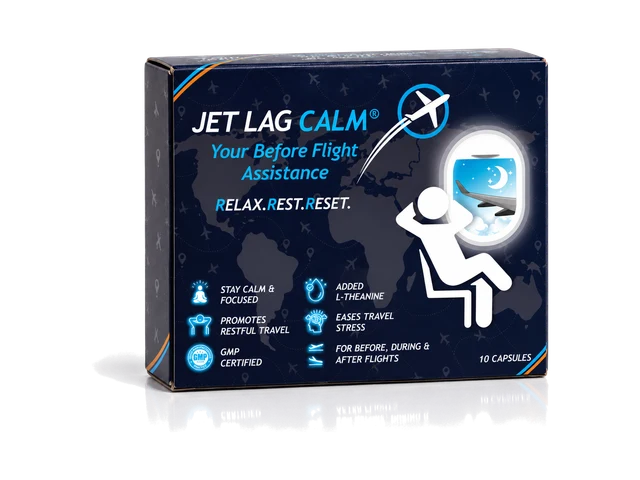 Jet Lag Calm box of 10 capsules